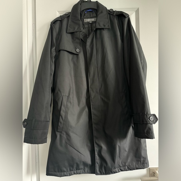 Kenneth Cole Reaction Men’s Trench Coat - Picture 2 of 9
